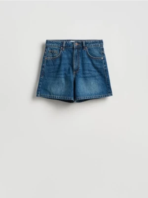 Reserved - Jeansowe szorty - granatowy