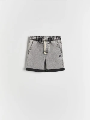 Reserved - Jeansowe szorty - jasnoszary