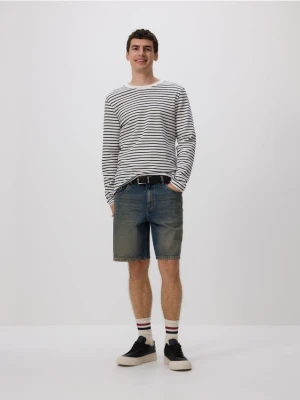 Reserved - Jeansowe szorty loose fit - indigo jeans