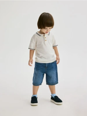 Reserved - Jeansowe szorty - niebieski