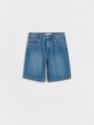 Reserved - Jeansowe szorty - niebieski