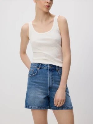 Reserved - Jeansowe szorty - niebieski