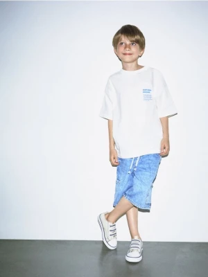 Reserved - Jeansowe szorty - niebieski