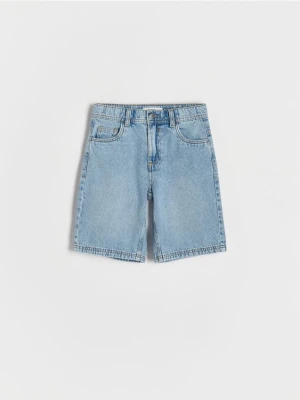 Reserved - Jeansowe szorty - niebieski