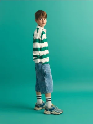 Reserved - Jeansowe szorty - niebieski