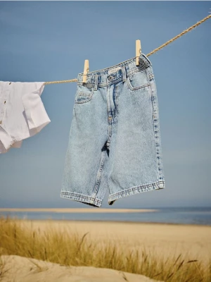 Reserved - Jeansowe szorty - niebieski