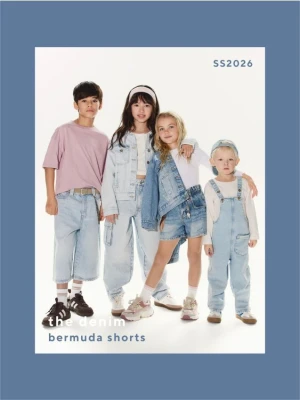 Reserved - Jeansowe szorty - niebieski