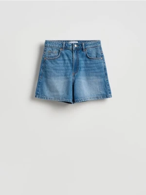 Reserved - Jeansowe szorty - niebieski