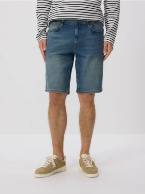 Reserved - Jeansowe szorty slim fit - indigo jeans