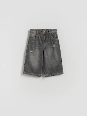 Reserved - Jeansowe szorty - szary