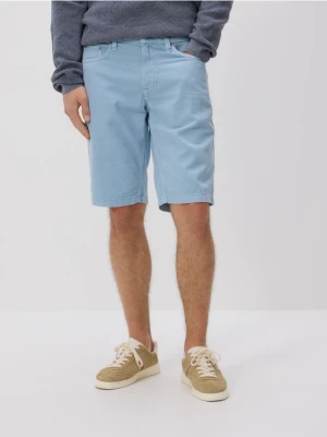 Reserved - Jeansowe szorty z lyocellem - niebieski
