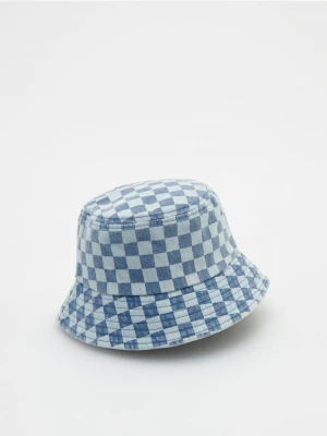 Reserved - Jeansowy bucket hat - niebieski