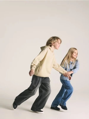 Reserved - Jeansy baggy - czarny