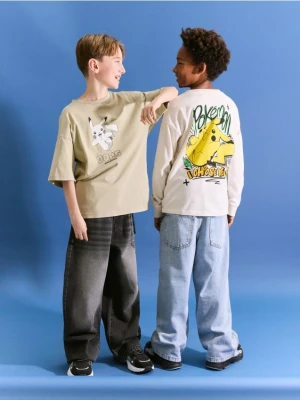 Reserved - Jeansy baggy - czarny