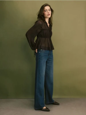 Reserved - Jeansy baggy fit - indigo jeans