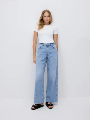 Reserved - Jeansy baggy fit - niebieski