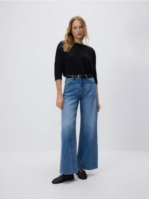 Reserved - Jeansy baggy fit - niebieski