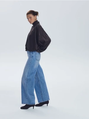 Reserved - Jeansy baggy fit - niebieski