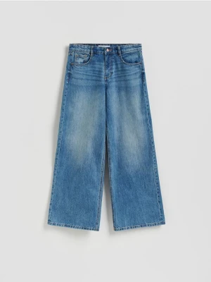 Reserved - Jeansy baggy fit - niebieski