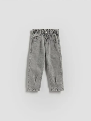 Reserved - Jeansy baggy - jasnoszary