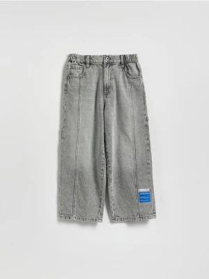 Reserved - Jeansy baggy - jasnoszary