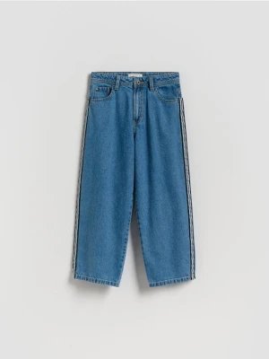 Reserved - Jeansy baggy - niebieski