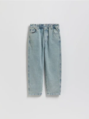 Reserved - Jeansy baggy - niebieski