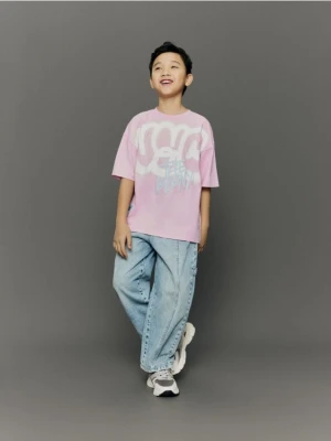 Reserved - Jeansy baggy - niebieski