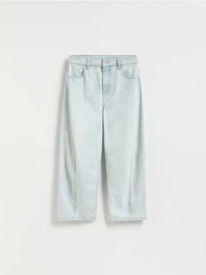 Reserved - Jeansy baggy - niebieski