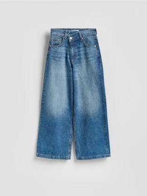 Reserved - Jeansy baggy - niebieski
