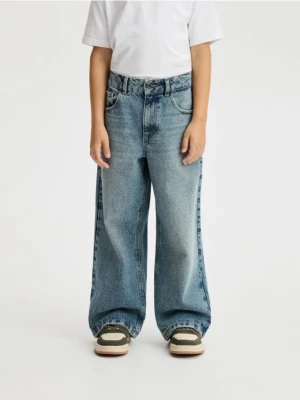 Reserved - Jeansy baggy - niebieski