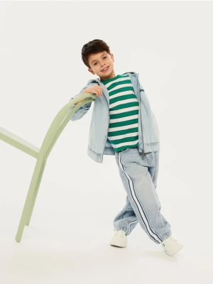 Reserved - Jeansy baggy - niebieski