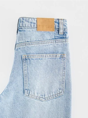 Reserved - Jeansy baggy - niebieski