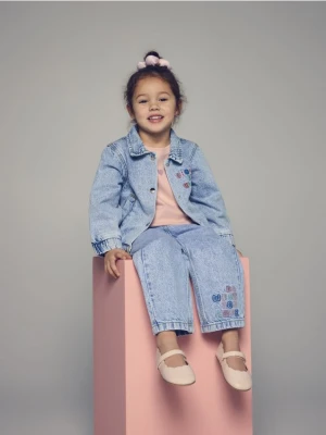 Reserved - Jeansy baggy - niebieski