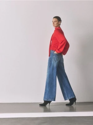 Reserved - Jeansy baggy - niebieski