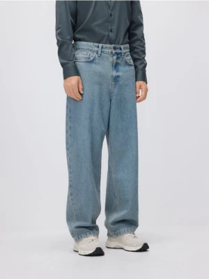 Reserved - Jeansy baggy tapered - indigo jeans