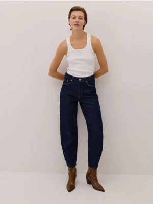 Reserved - Jeansy barrel leg - indigo jeans