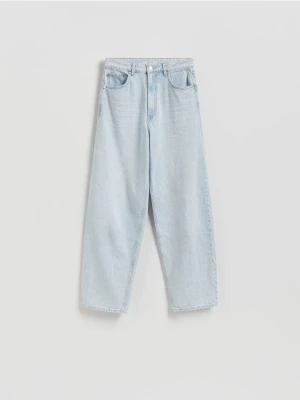 Zdjęcie produktu Reserved - Jeansy barrel leg - niebieski