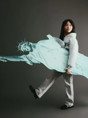 Reserved - Jeansy bootcut - jasnoszary