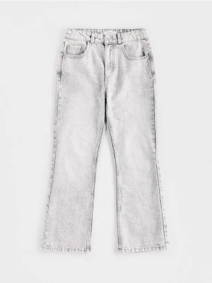Reserved - Jeansy bootcut - jasnoszary