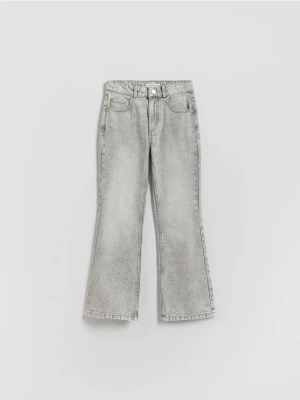 Reserved - Jeansy bootcut - jasnoszary