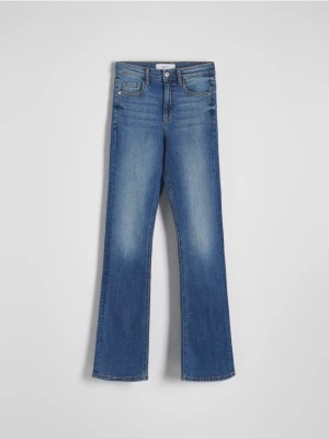 Reserved - Jeansy bootcut - niebieski