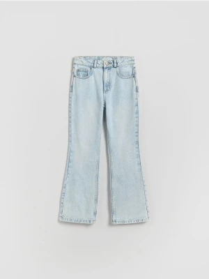 Reserved - Jeansy bootcut - niebieski