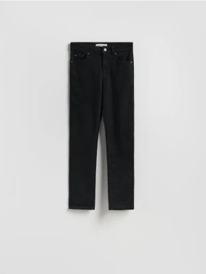 Reserved - Jeansy boyfriend - czarny