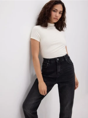 Reserved - Jeansy boyfriend slim - szary