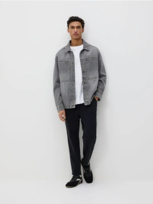 Reserved - Jeansy carrot fit - czarny