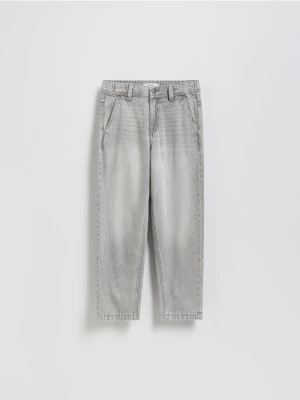 Reserved - Jeansy Carrot - jasnoszary