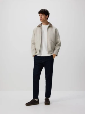 Reserved - Jeansy chino slim fit - granatowy