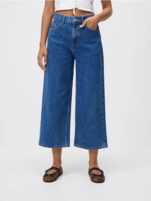 Reserved - Jeansy culotte - niebieski