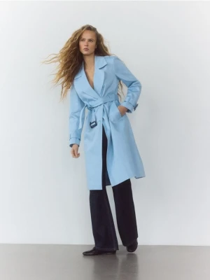 Reserved - Jeansy flare - granatowy